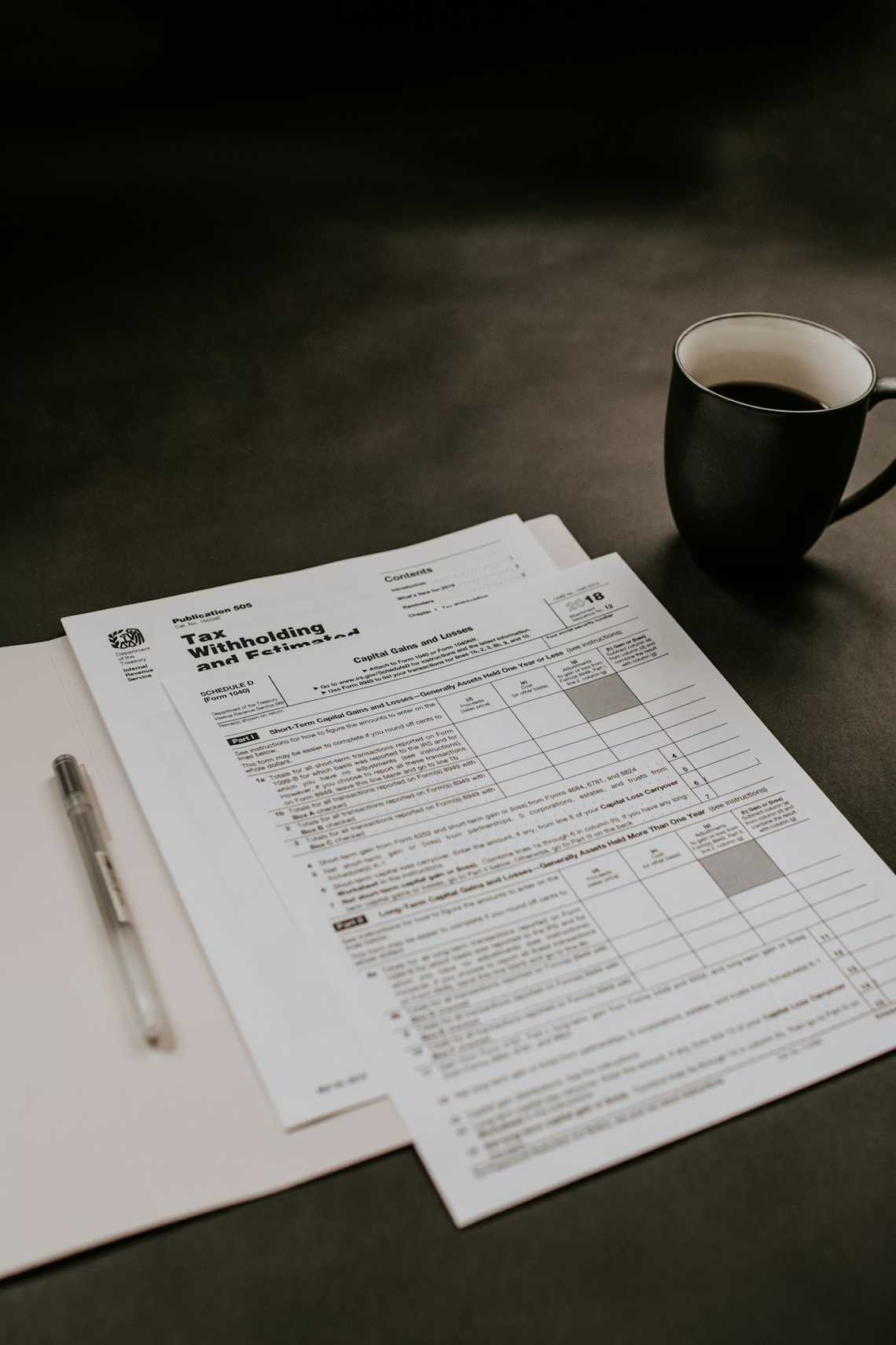 Tax forms and financial planning